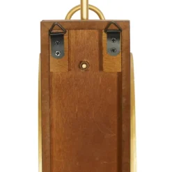 Kirkland's Home Sconces-Modern Warm Wood And Gold Sconce