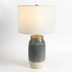 Kirkland's Home Table Lamps-Montgomery Two-Tone Speckled Table Lamp