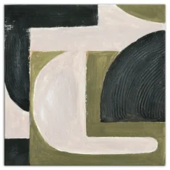 Kirkland's Home Canvas Art-Moody Green Shapes I Canvas Art Print