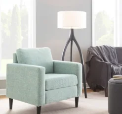 Kirkland's Home Accent Chairs-Mossy Contemporary Upholstered Accent Chair