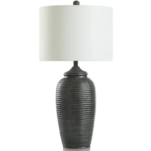 Kirkland's Home Table Lamps-Mottled Ridge Table Lamp