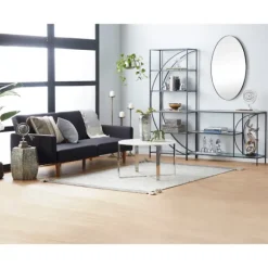 Kirkland's Home Accent & End Tables-Mussel Shell Hexagonal Accent Table