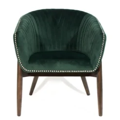 Kirkland's Home Accent Chairs-Nadia Velvet Club Chair
