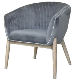 Kirkland's Home Accent Chairs-Nadia Velvet Club Chair