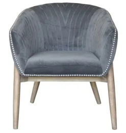 Kirkland's Home Accent Chairs-Nadia Velvet Club Chair