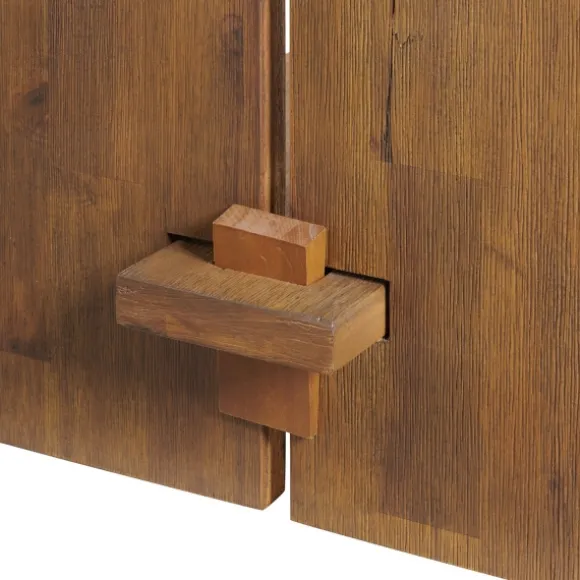 Kirkland's Home Console Tables-Natural Acacia Wood Farmhouse Console