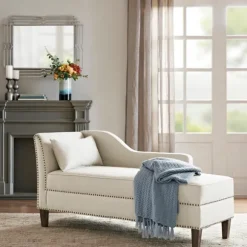 Kirkland's Home Sofas & Loveseats-Natural Brett Accent Chaise Lounge