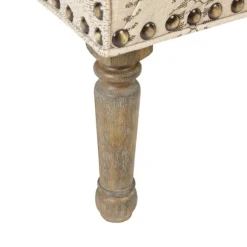 Kirkland's Home Accent Chairs-Natural Cara Stripe Accent Chair