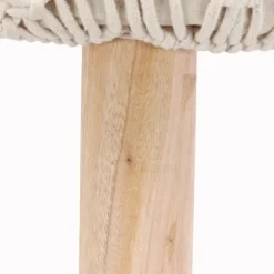 Kirkland's Home Benches & Ottomans-Natural Crochet Stool