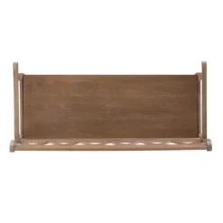 Kirkland's Home Benches & Ottomans-Natural Driftwood Fretwork Back Storage Bench