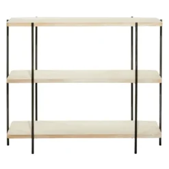 Kirkland's Home Console Tables-Natural Fir Open 3-Tier Console Table