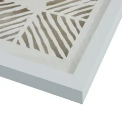 Kirkland's Home Framed Art-Natural Geometric Rice Paper Framed Art, Set Of 2