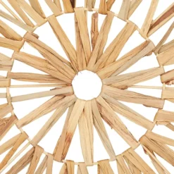 Kirkland's Home Statues & Figurines-Natural Hyacinth Sunburst Sculpture