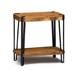 Kirkland's Home Accent & End Tables-Natural Live Edge Acacia Wood Accent Table