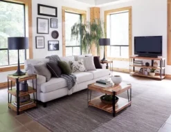 Kirkland's Home Coffee Tables-Natural Live Edge Acacia Wood Coffee Table