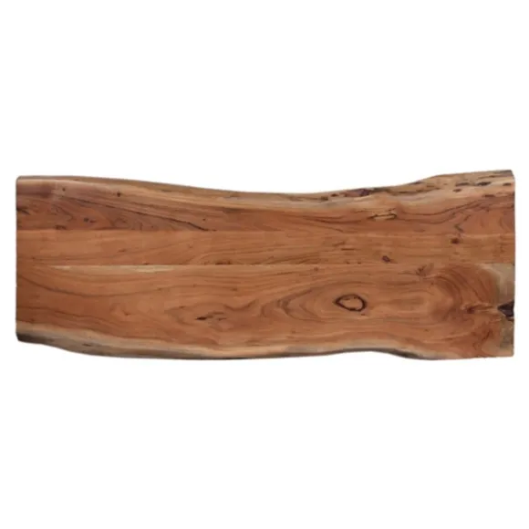 Kirkland's Home Console Tables-Natural Live Edge Hairpin Legs Console Table