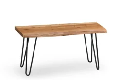 Kirkland's Home Benches & Ottomans-Natural Live Edge Hairpin Legs Bench, 36 In.