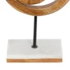 Kirkland's Home Statues & Figurines-Natural Mango Wood Rings Sculpture