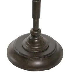 Kirkland's Home Accent & End Tables-Natural Pine And Gray Metal Accent Table, 21 In.