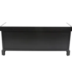 Kirkland's Home Benches & Ottomans-Natural Rustic Crate Upholstered Storage Bench