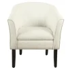 Kirkland's Home Accent Chairs-Natural Textured Barrel Accent Chair