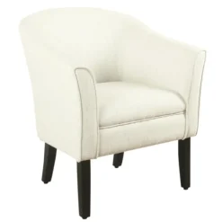 Kirkland's Home Accent Chairs-Natural Textured Barrel Accent Chair