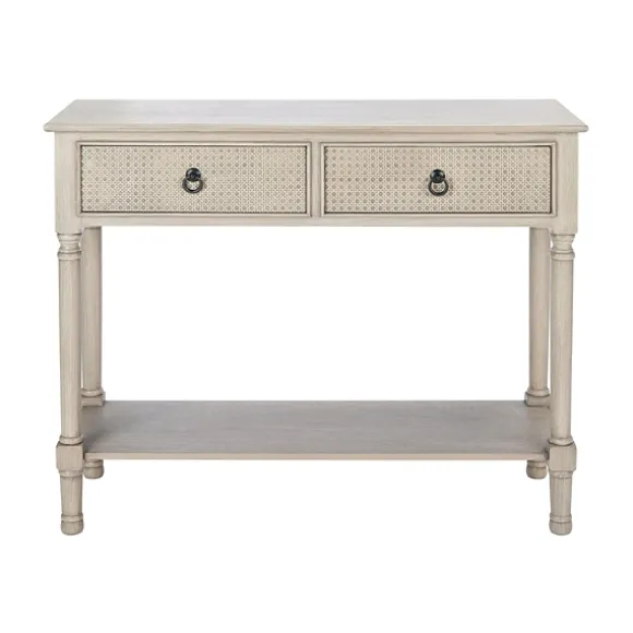 Kirkland's Home Console Tables-Natural Textured 2-Drawer Console Table