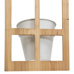 Kirkland's Home Wall Storage-Natural Wood Arch Frame Wall Planter