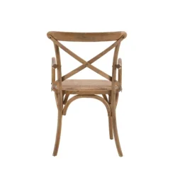 Kirkland's Home Accent Chairs-Natural Wood Cane Seat Accent Chair
