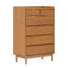 Kirkland's Home Dressers & Chests-Natural Wood 6-Drawer Simple Dresser
