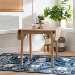 Kirkland's Home Dining Tables-Natural Wood Drop Leaf Dining Table