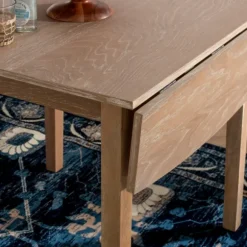 Kirkland's Home Dining Tables-Natural Wood Drop Leaf Dining Table