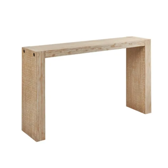 Kirkland's Home Console Tables-Natural Wood Frame Console Table