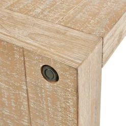 Kirkland's Home Console Tables-Natural Wood Frame Console Table