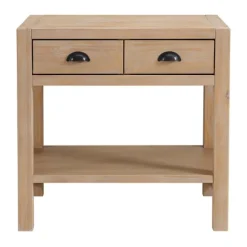Kirkland's Home Nightstands-Natural Wood Grain Open Shelf Nights D