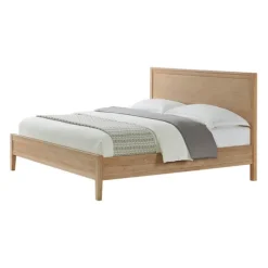 Kirkland's Home Beds & Headboards-Natural Wood Grain Panel King Bed