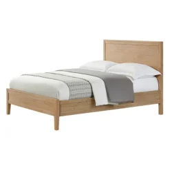 Kirkland's Home Beds & Headboards-Natural Wood Grain Panel Queen Bed