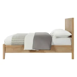 Kirkland's Home Beds & Headboards-Natural Wood Grain Panel Queen Bed