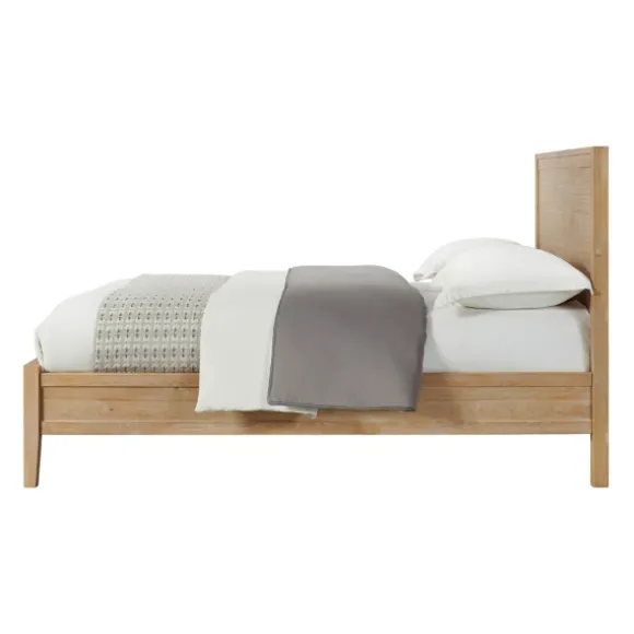 Kirkland's Home Beds & Headboards-Natural Wood Grain Panel Queen Bed