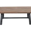 Kirkland's Home Coffee Tables-Natural Wood Sawhorse Coffee Table, 48X32 In.
