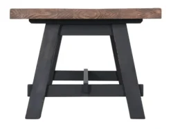Kirkland's Home Coffee Tables-Natural Wood Sawhorse Coffee Table, 42X24 In.