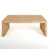Kirkland's Home Coffee Tables-Natural Woven Rat Coffee Table