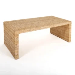 Kirkland's Home Coffee Tables-Natural Woven Rat Coffee Table