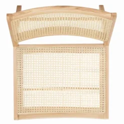 Kirkland's Home Accent Chairs-Natural Woven Rat Low-Slung Accent Chair