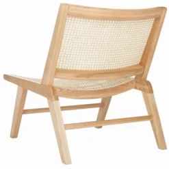 Kirkland's Home Accent Chairs-Natural Woven Rat Low-Slung Accent Chair