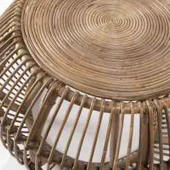 Kirkland's Home Coffee Tables-Natural Woven Rat Round Coffee Table