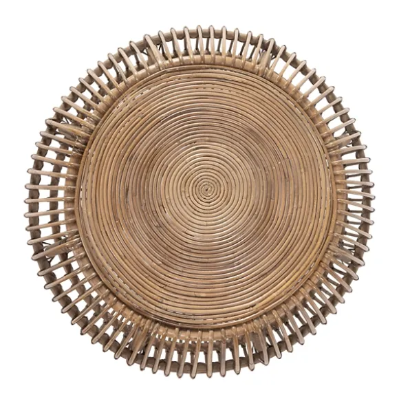 Kirkland's Home Coffee Tables-Natural Woven Rat Round Coffee Table