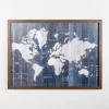 Kirkland's Home Framed Art-Navy Old World Map Framed Art Print