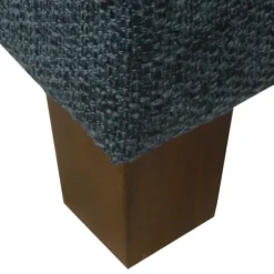 Kirkland's Home Benches & Ottomans-Navy Tufted Upholstered Storage Ottoman