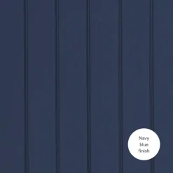 Kirkland's Home Accent & End Tables-Navy Wood Coastal Compact Accent Table